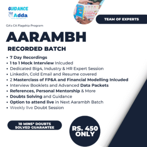 Aarambh Recorded Batch for May 25